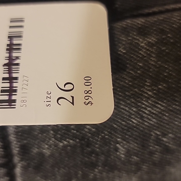 NWT free people distressed black jeans 26 - Picture 4 of 8